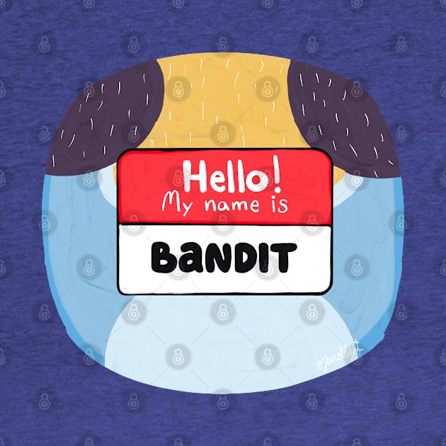 Bandit Name Tag by jberoldart